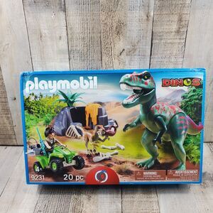 PLAYMOBIL 9231 Explorer Quad T-Rex Dinosaur 2016 Tyrannosaurus Made In Germany